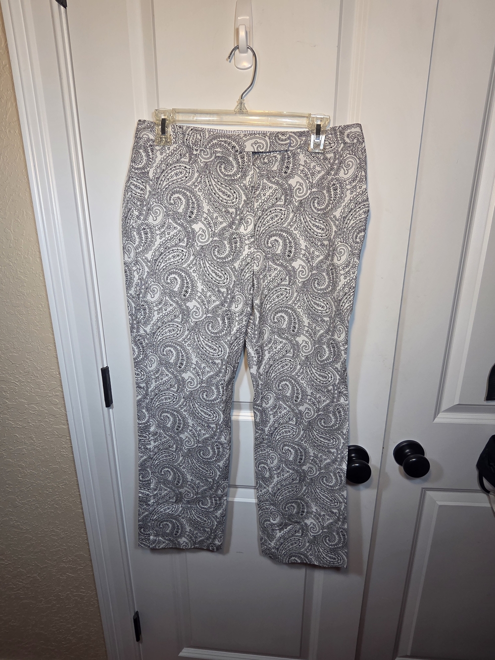 Tommy Hilfiger Gray Paisley Straight Leg Jeans